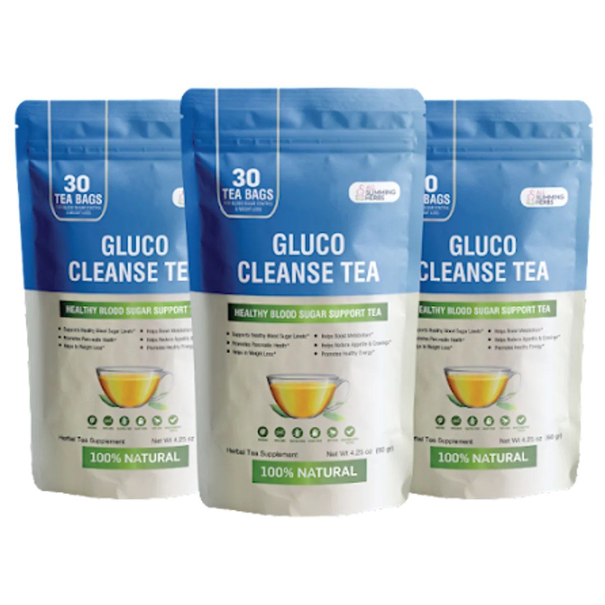 Gluco Cleanse Tea bottle